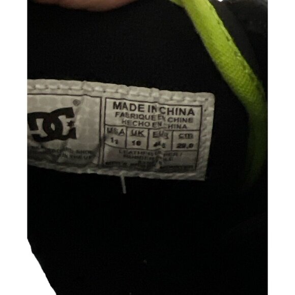 RARE DC Shoes Monster Energy Drink Shoes Black Nubuck Skate Shoes Men’s Size 11 - Picture 7 of 8